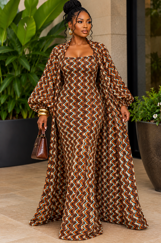 Boho-chic knit Duster