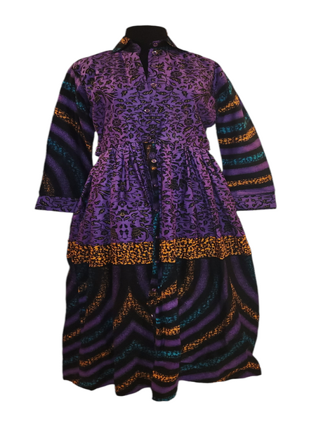 Ankara Coat Dress