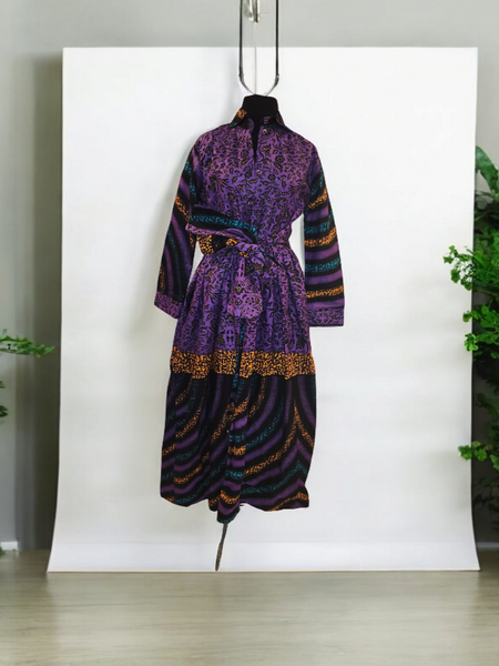 Ankara Coat Dress