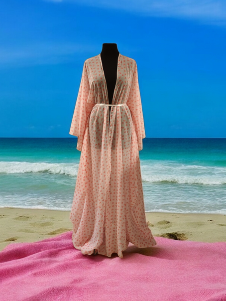 Modjeska Chiffon Skull Duster Flare Sleeves