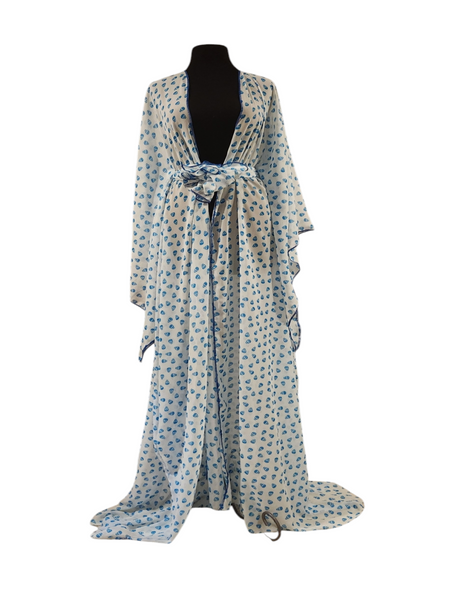 Modjeska Chiffon Skull Duster Flare Sleeves