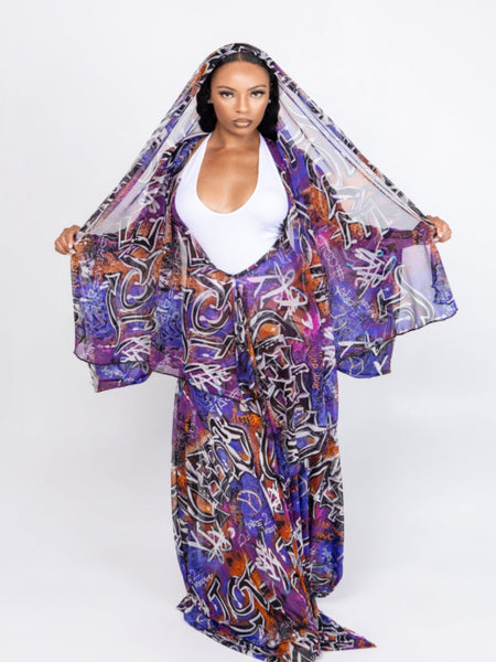 Garfitti Mesh Dress