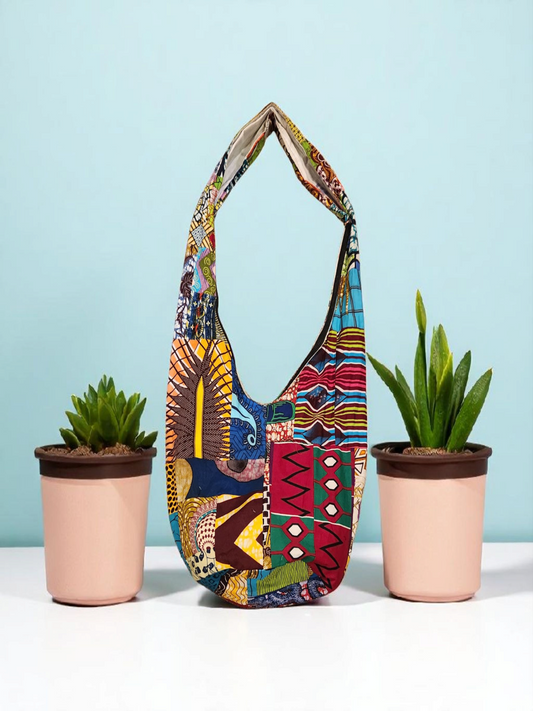AfroPatch Slouch Hobo Bag