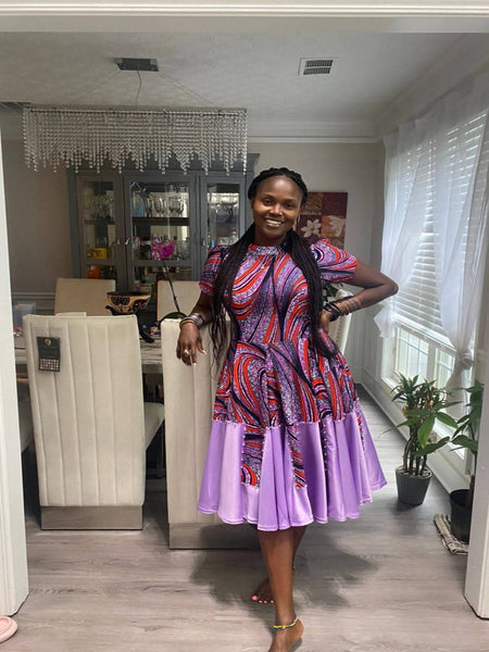 Ankara Afro-fusion Dress