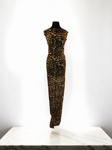 Mesh Leopard Dress