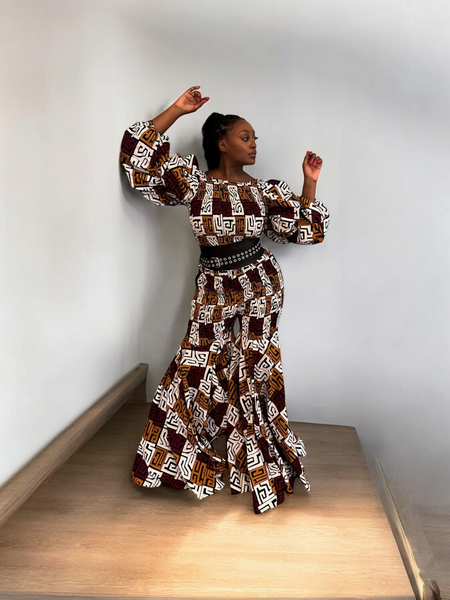 Goddess Ankara Jumpsuit