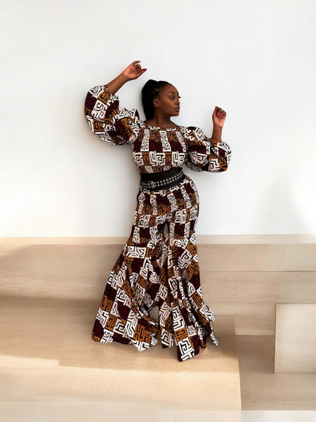 Goddess Ankara Jumpsuit