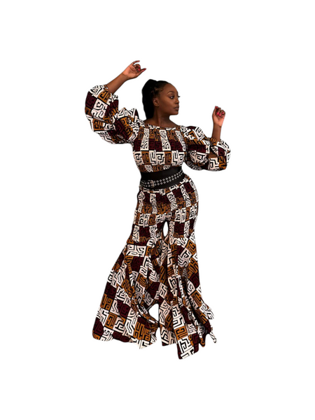 Goddess Ankara Jumpsuit