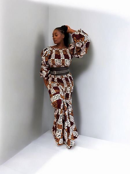 Goddess Ankara Jumpsuit