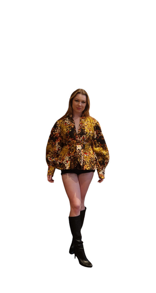 Lillian  Ankara Jacket