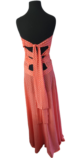 Chiffon Polka Dot Dress