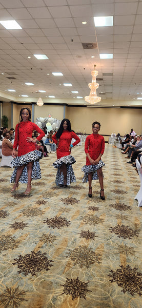 Scarlet Rhapsody Statement Dress