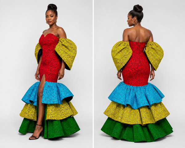 Mermaid African Dress