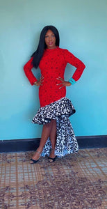 Scarlet Rhapsody Statement Dress