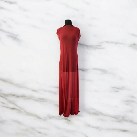 Mesh Red Dress