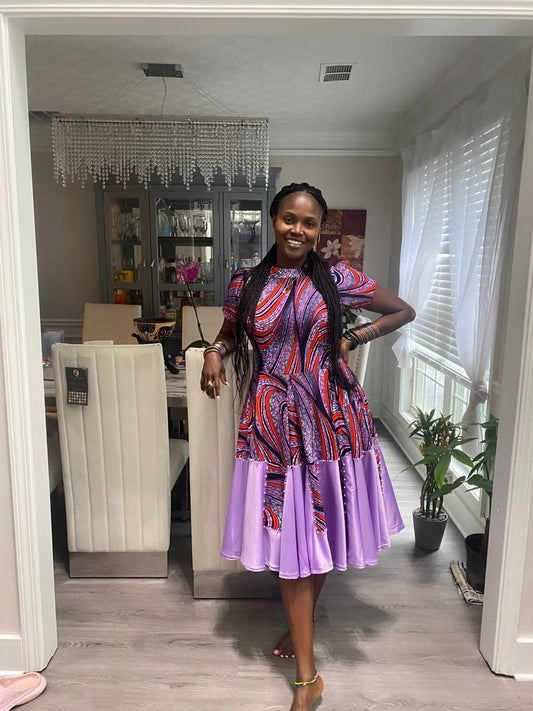 Ankara Afro-fusion Dress