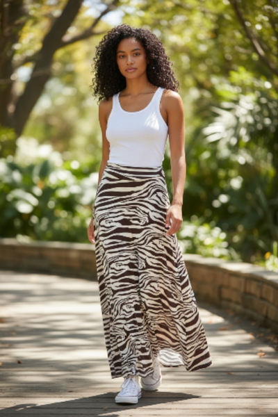 Zebra Print Maxi