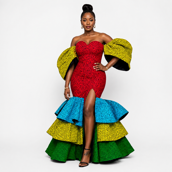 Mermaid African Dress