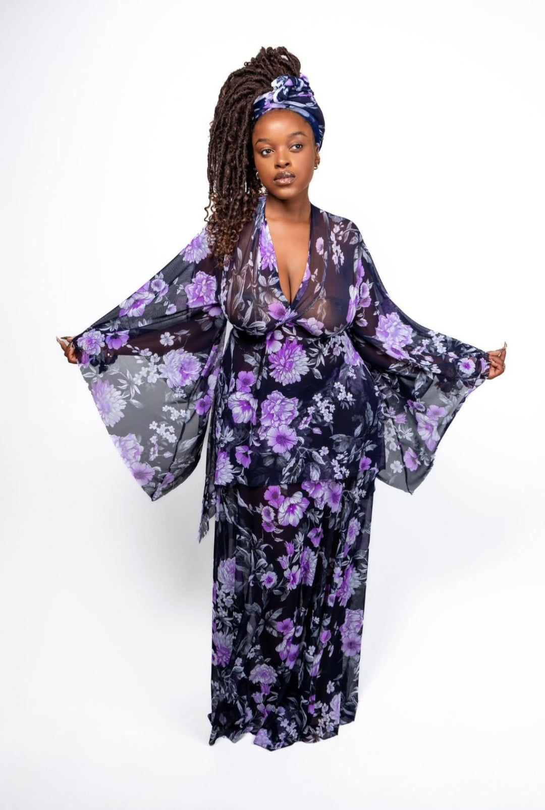Midnight Bloom Mesh Set