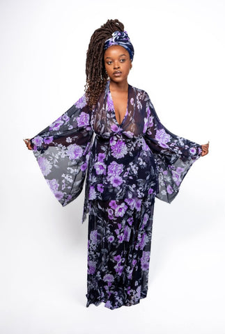 Midnight Bloom Mesh Set