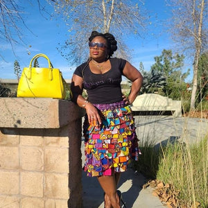 DONNA’S ANKARA PATCHWORK SKIRT
