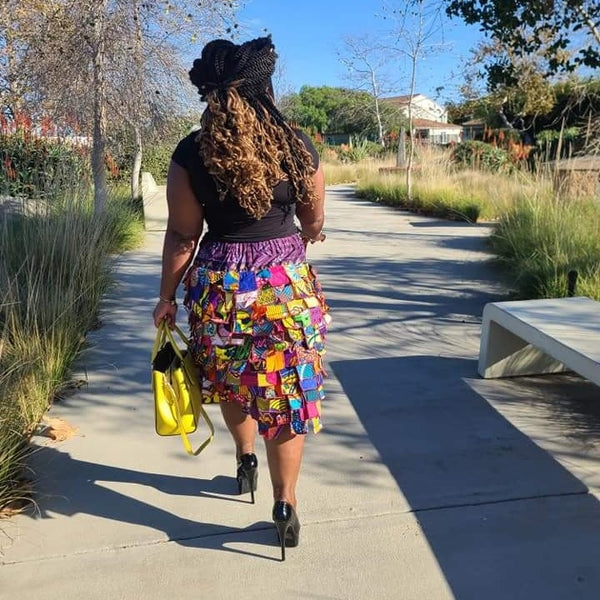 DONNA’S ANKARA PATCHWORK SKIRT