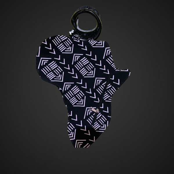 MAP OF AFRICA FABRIC BAG